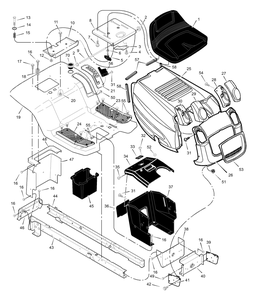 Part Location Diagram of 1001550 Murray DISCONTINUED